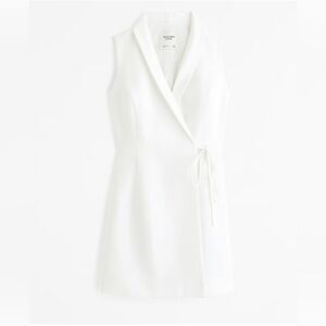 Abercrombie White Blazer Dress